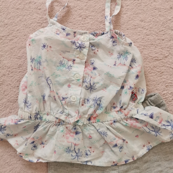 3/25 Sergent major Super adorable cotton lawn sheer with leggings - Picture 10 of 10